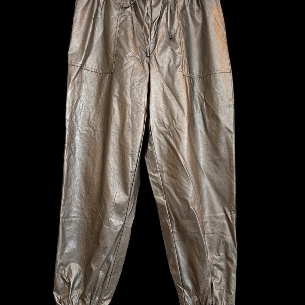Metallic Jogger Pants